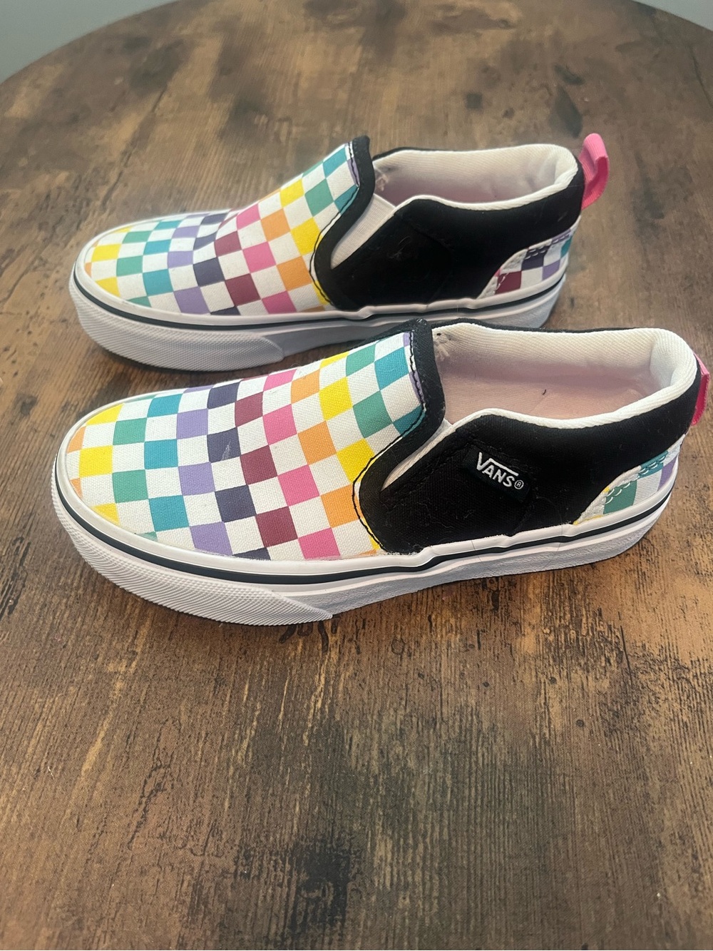 Vans Rainbow Check Slip-On